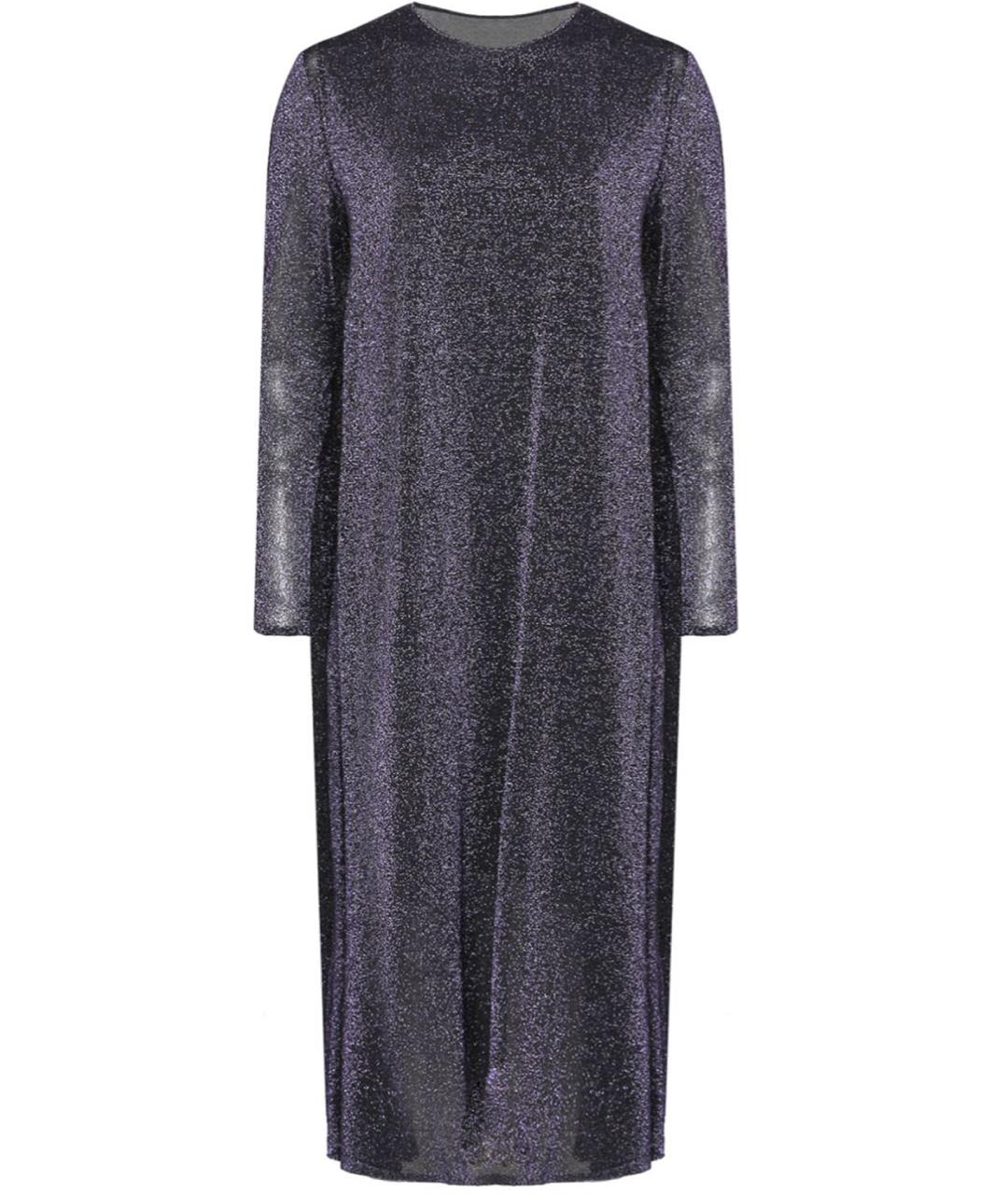MAX MARA Фиолетовое вискозное вечернее платье, фото 1