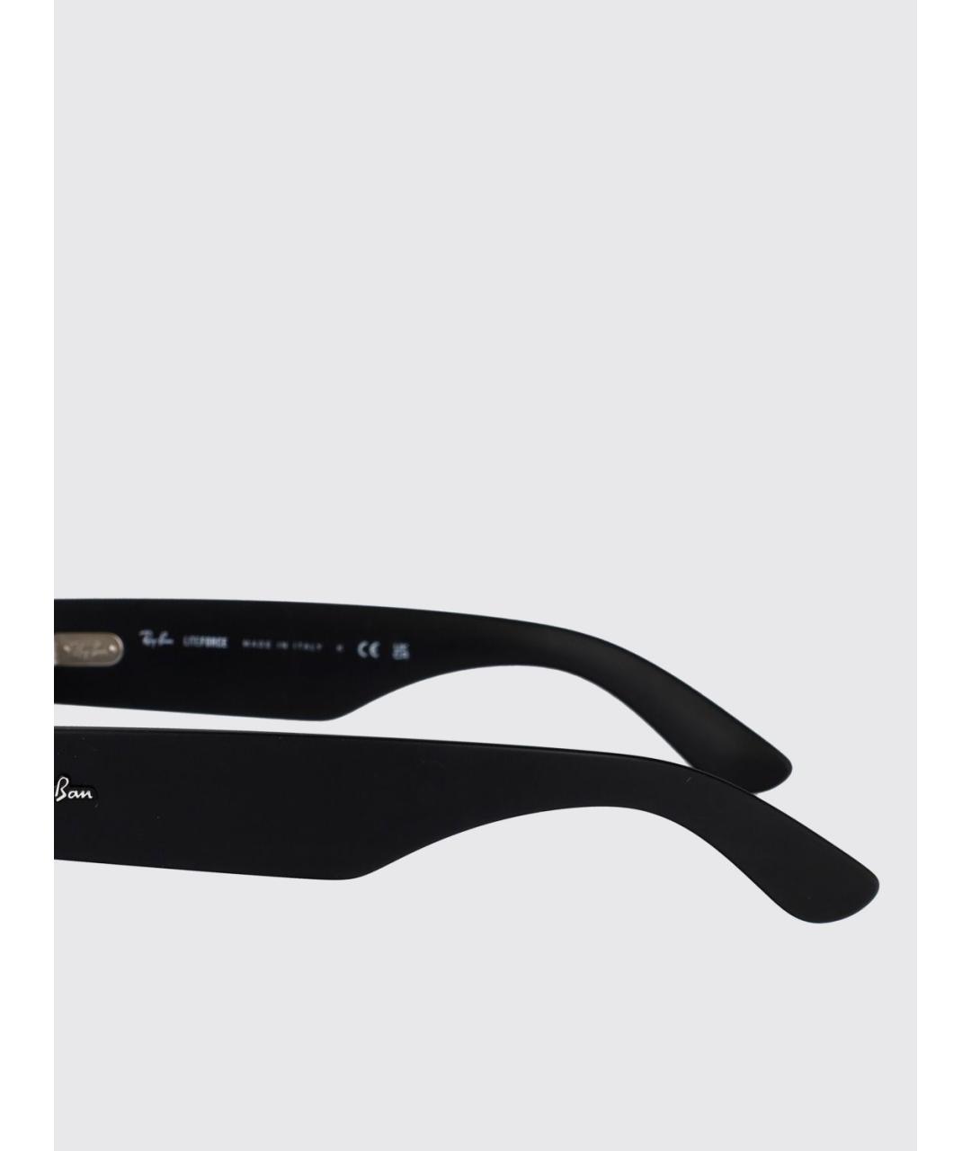 RAY BAN Черные солнцезащитные очки, фото 4
