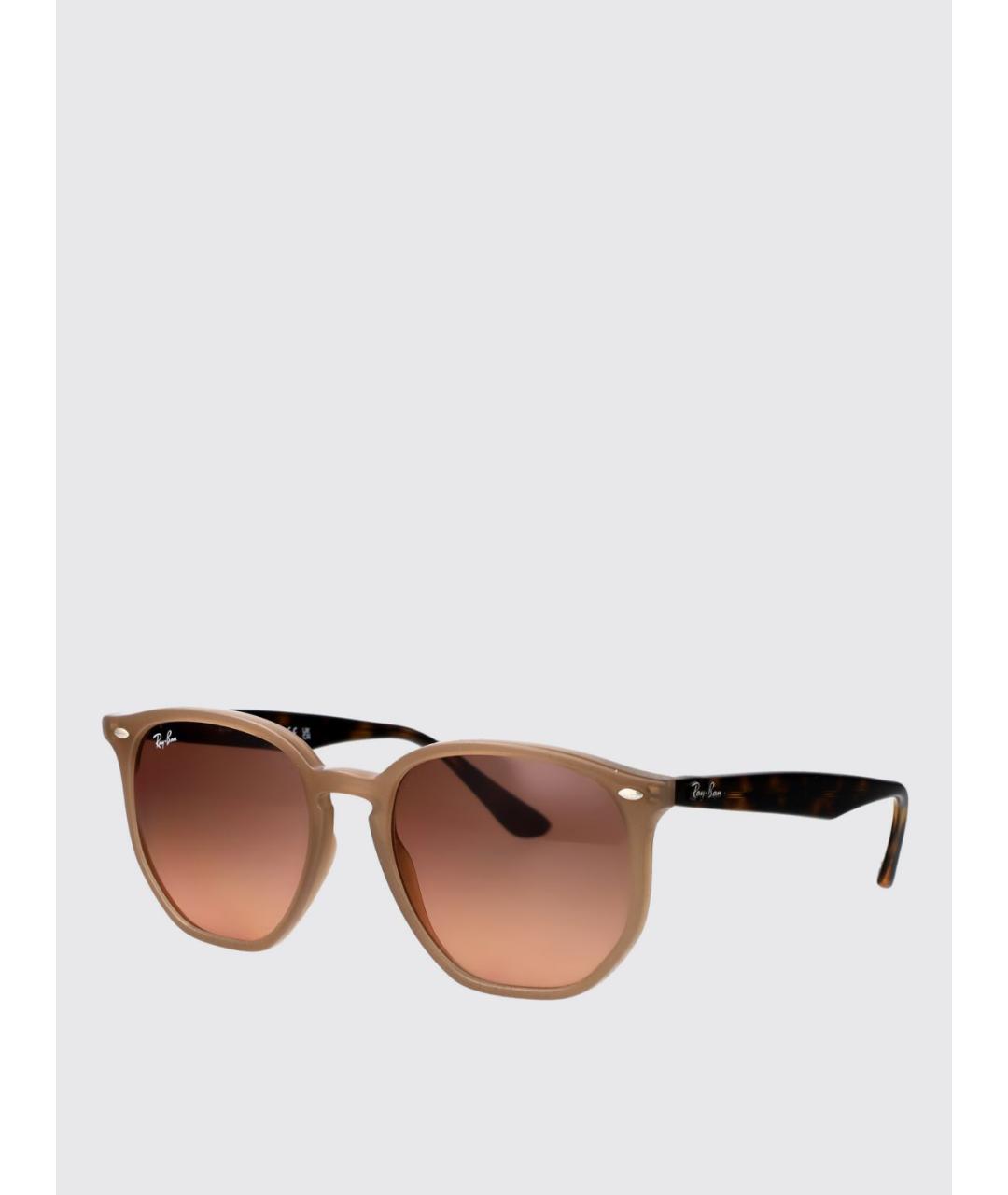 RAY BAN Коричневые солнцезащитные очки, фото 5