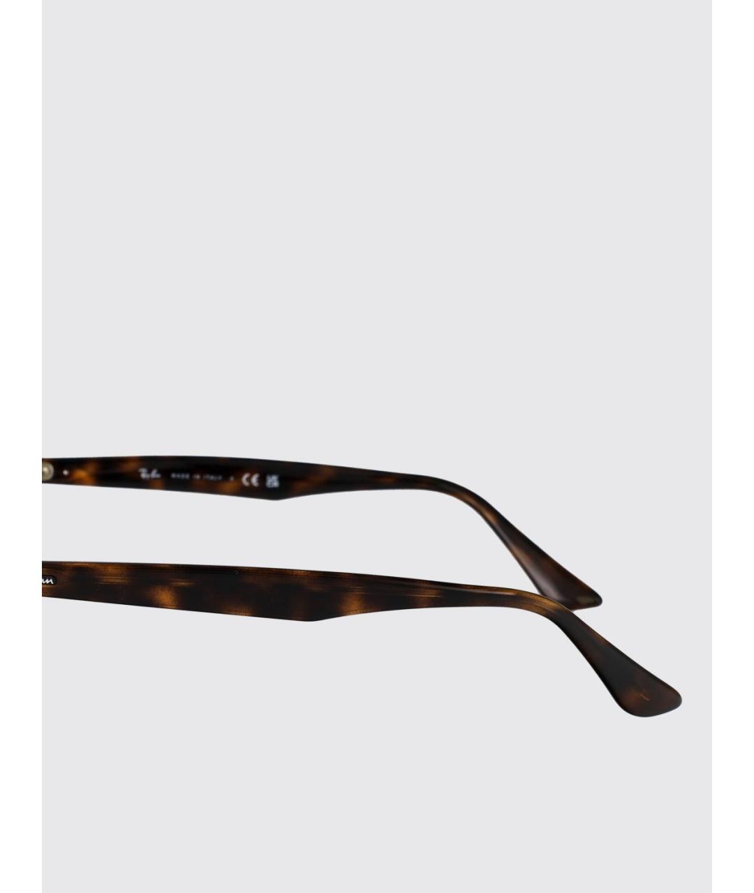 RAY BAN Коричневые солнцезащитные очки, фото 4