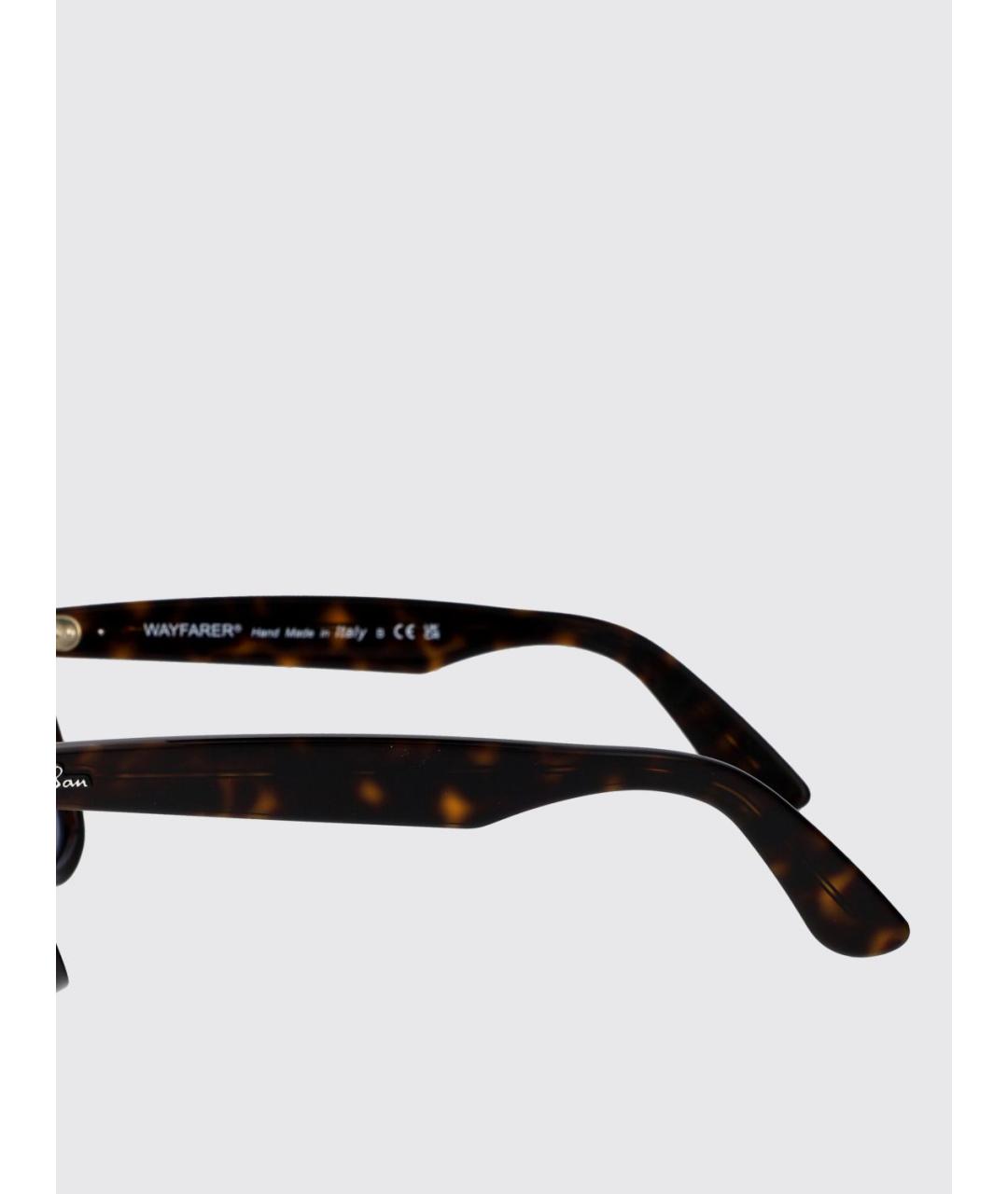 RAY BAN Коричневые солнцезащитные очки, фото 4