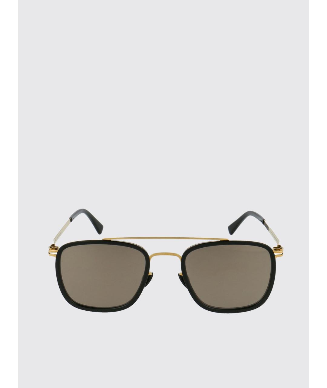 MYKITA Золотые металлические солнцезащитные очки, фото 2