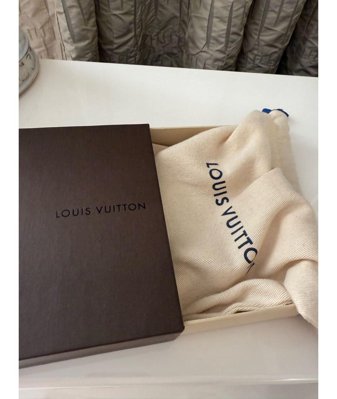 LOUIS VUITTON Бежевое металлическое колье, фото 4