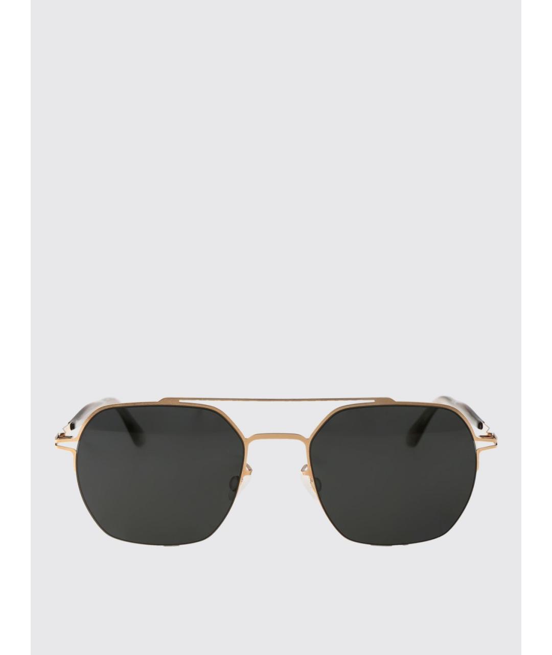 MYKITA Золотые металлические солнцезащитные очки, фото 2