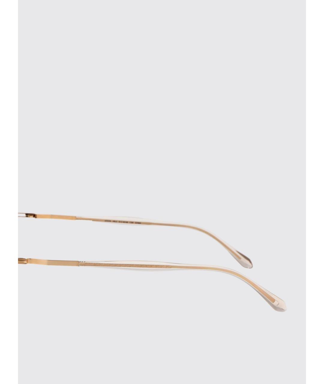 MYKITA Золотые металлические солнцезащитные очки, фото 4