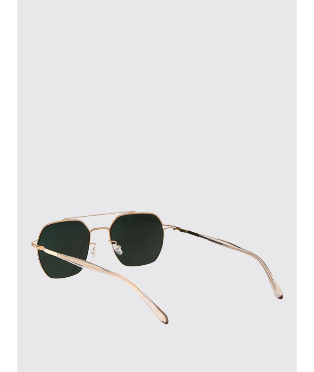MYKITA Золотые металлические солнцезащитные очки, фото 3