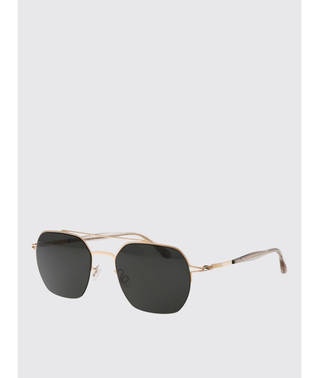 MYKITA Золотые металлические солнцезащитные очки, фото 5
