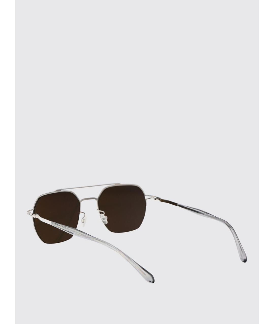 MYKITA Серебряные металлические солнцезащитные очки, фото 3