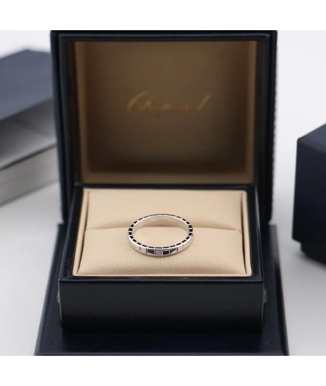 CHOPARD Серое кольцо из белого золота, фото 2