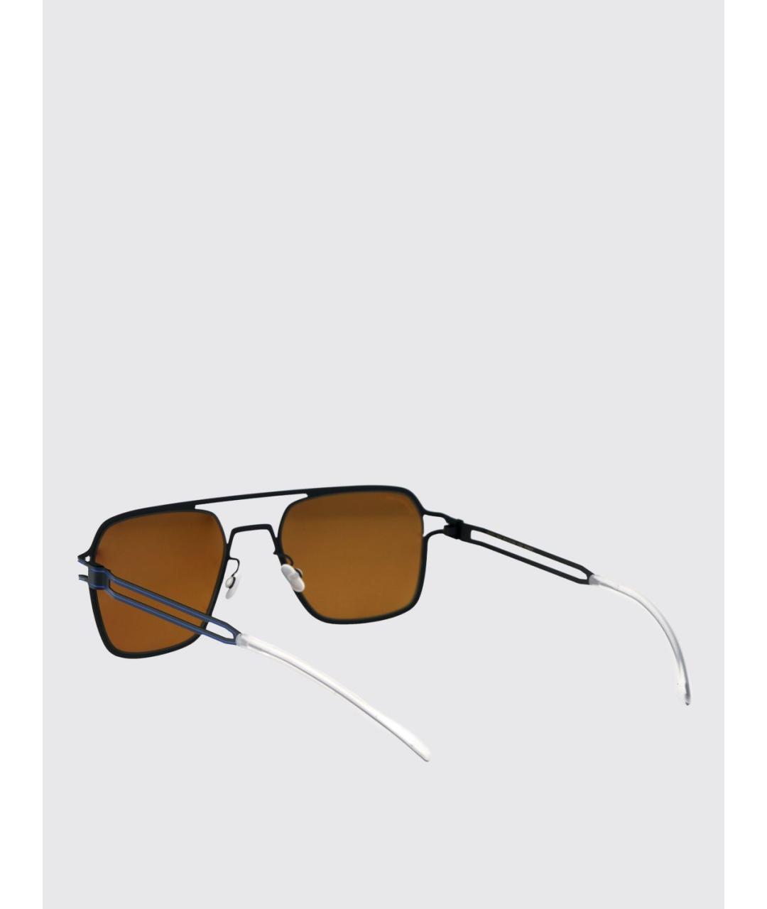 MYKITA Синие металлические солнцезащитные очки, фото 3