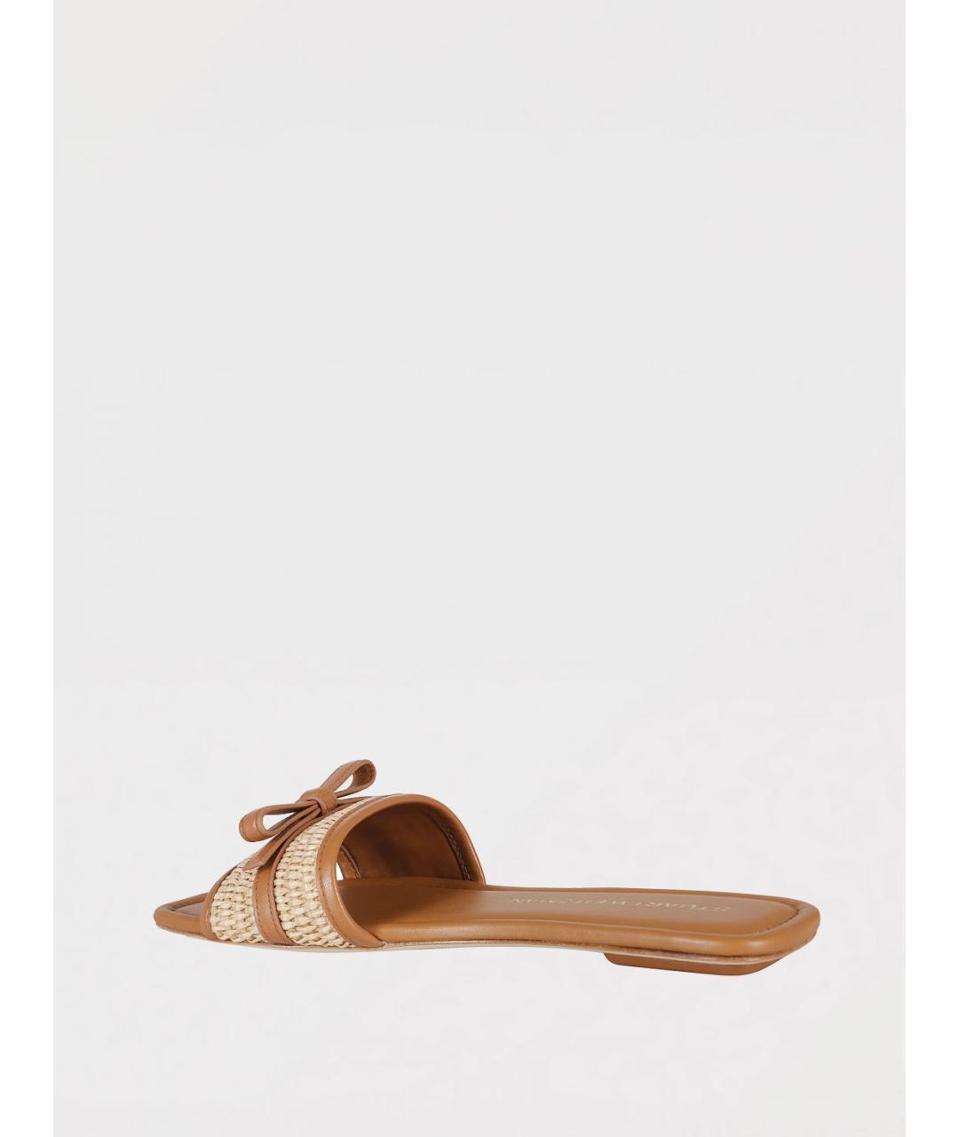 STUART WEITZMAN Бежевые шлепанцы, фото 3