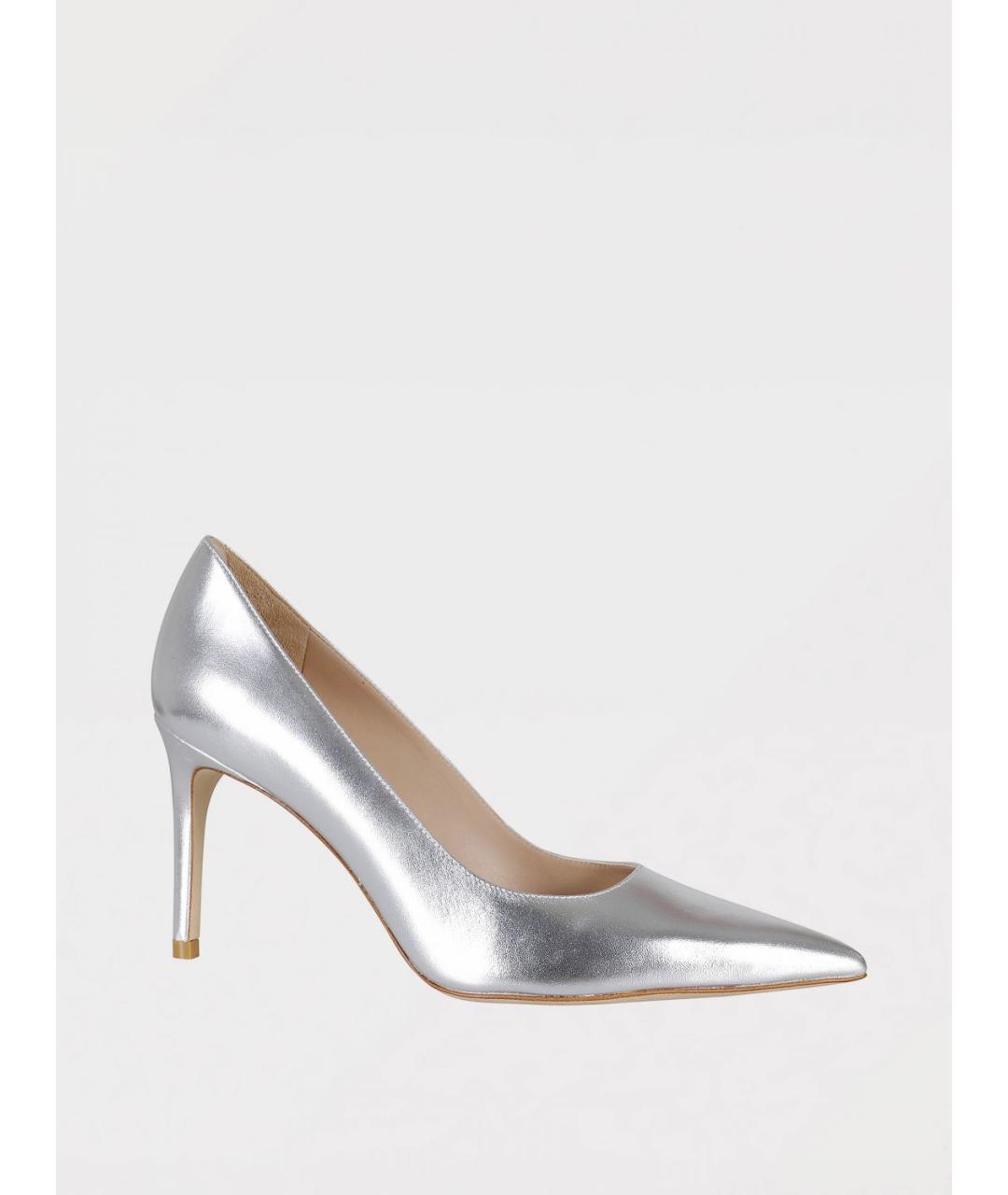 STUART WEITZMAN Серебряные туфли, фото 2