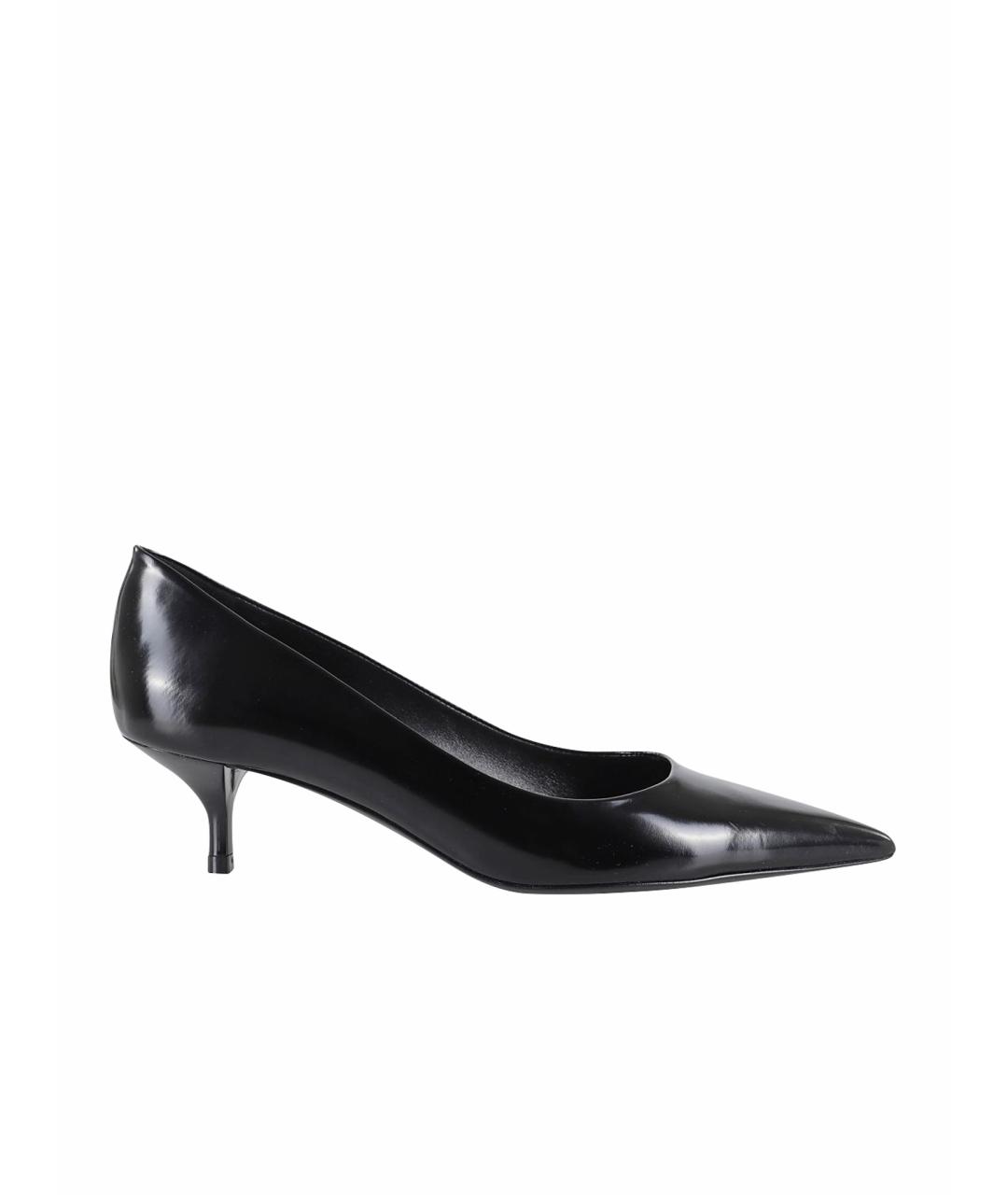 STUART WEITZMAN Черные кожаные туфли, фото 1