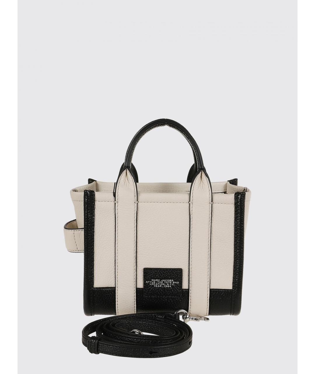 MARC JACOBS Бежевая кожаная сумка тоут, фото 2