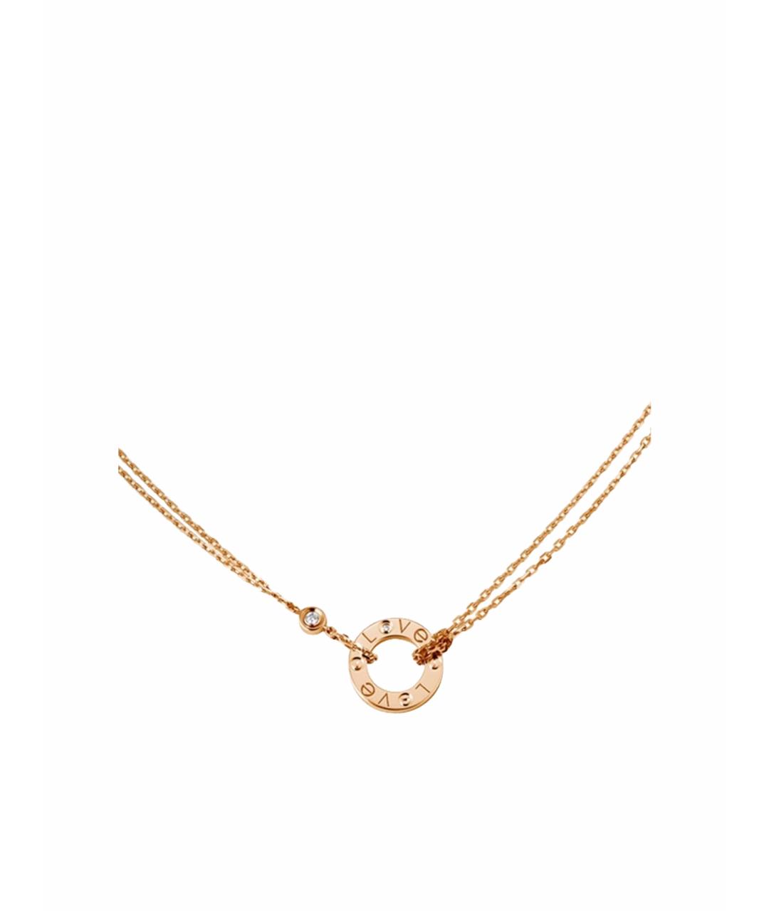 CARTIER Золотая подвеска из розового золота, фото 1