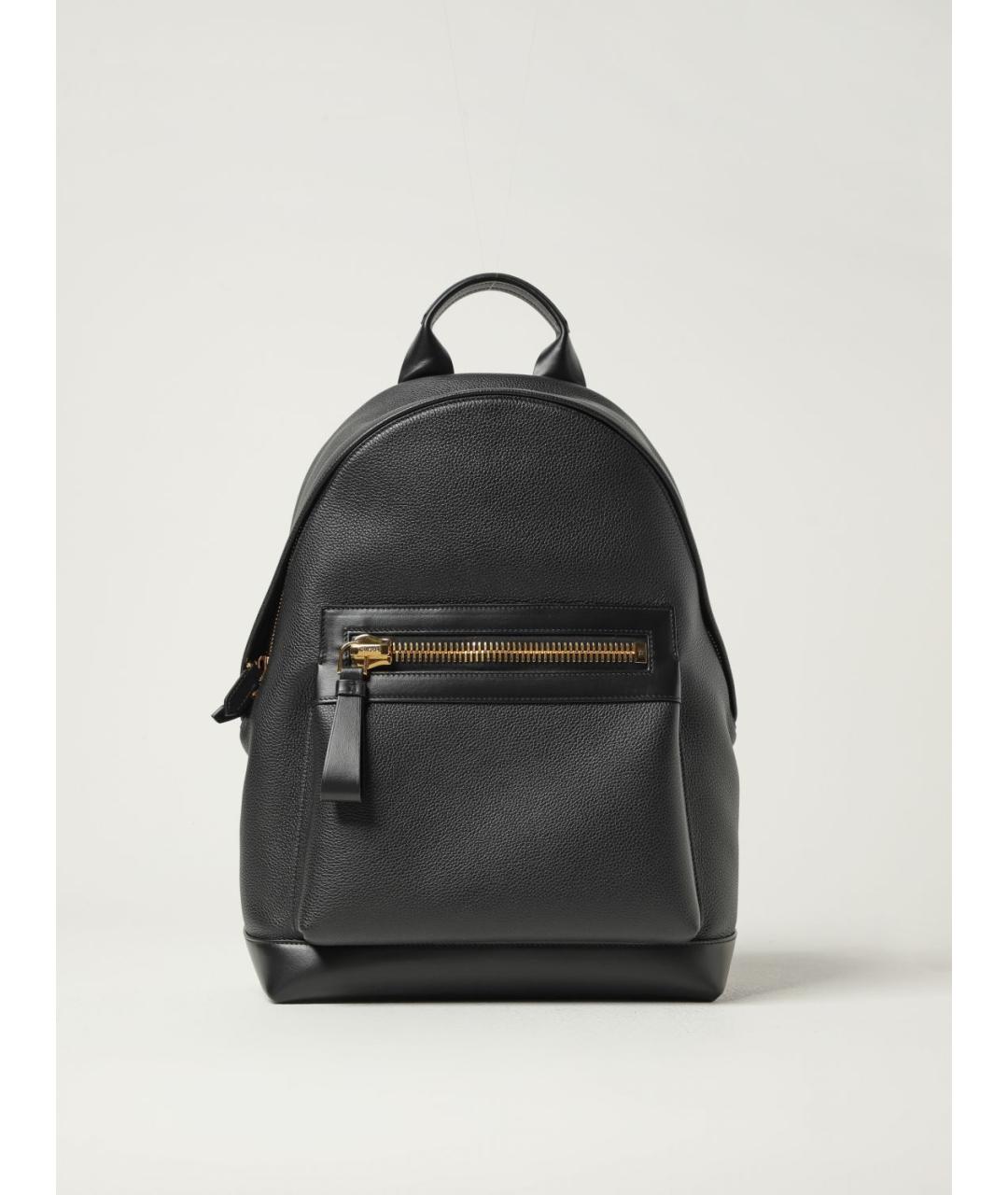 TOM FORD Черный кожаный рюкзак, фото 6