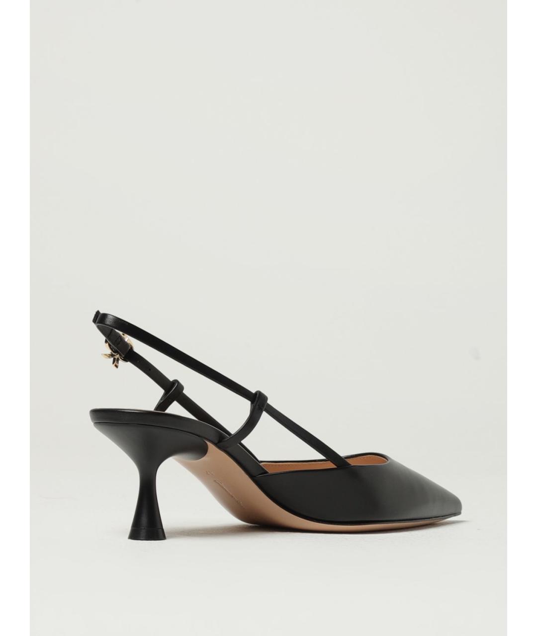 GIANVITO ROSSI Черные кожаные туфли, фото 3