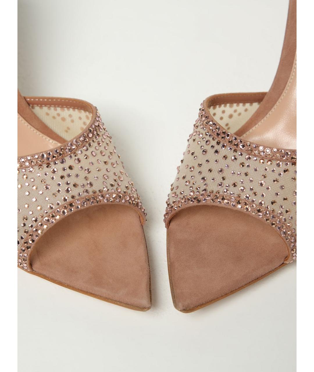 GIANVITO ROSSI Розовые мюли, фото 4