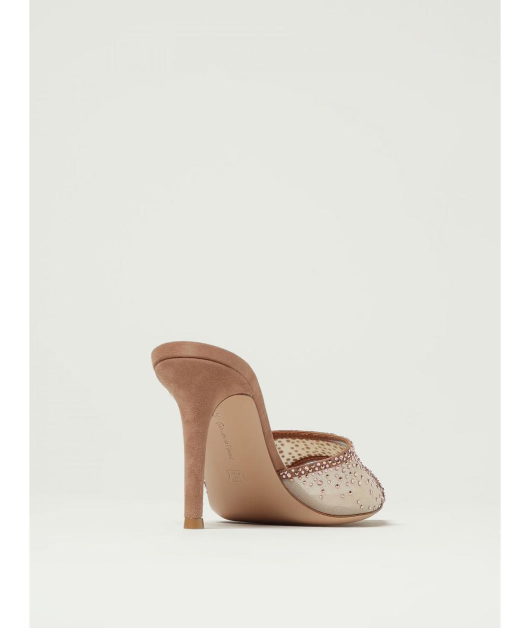 GIANVITO ROSSI Розовые мюли, фото 3