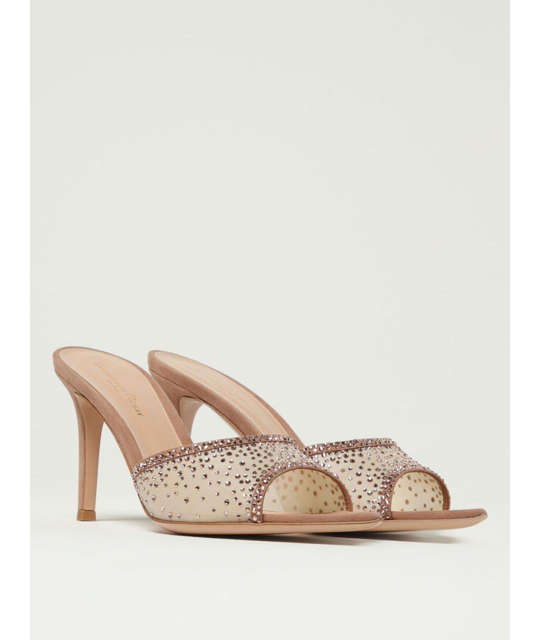 GIANVITO ROSSI Розовые мюли, фото 2