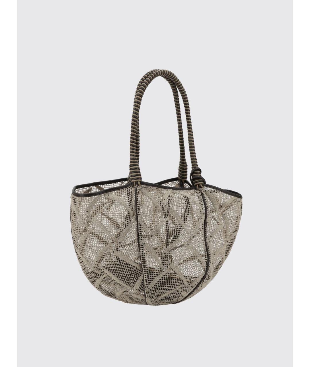 BOTTEGA VENETA Бежевая сумка тоут, фото 3