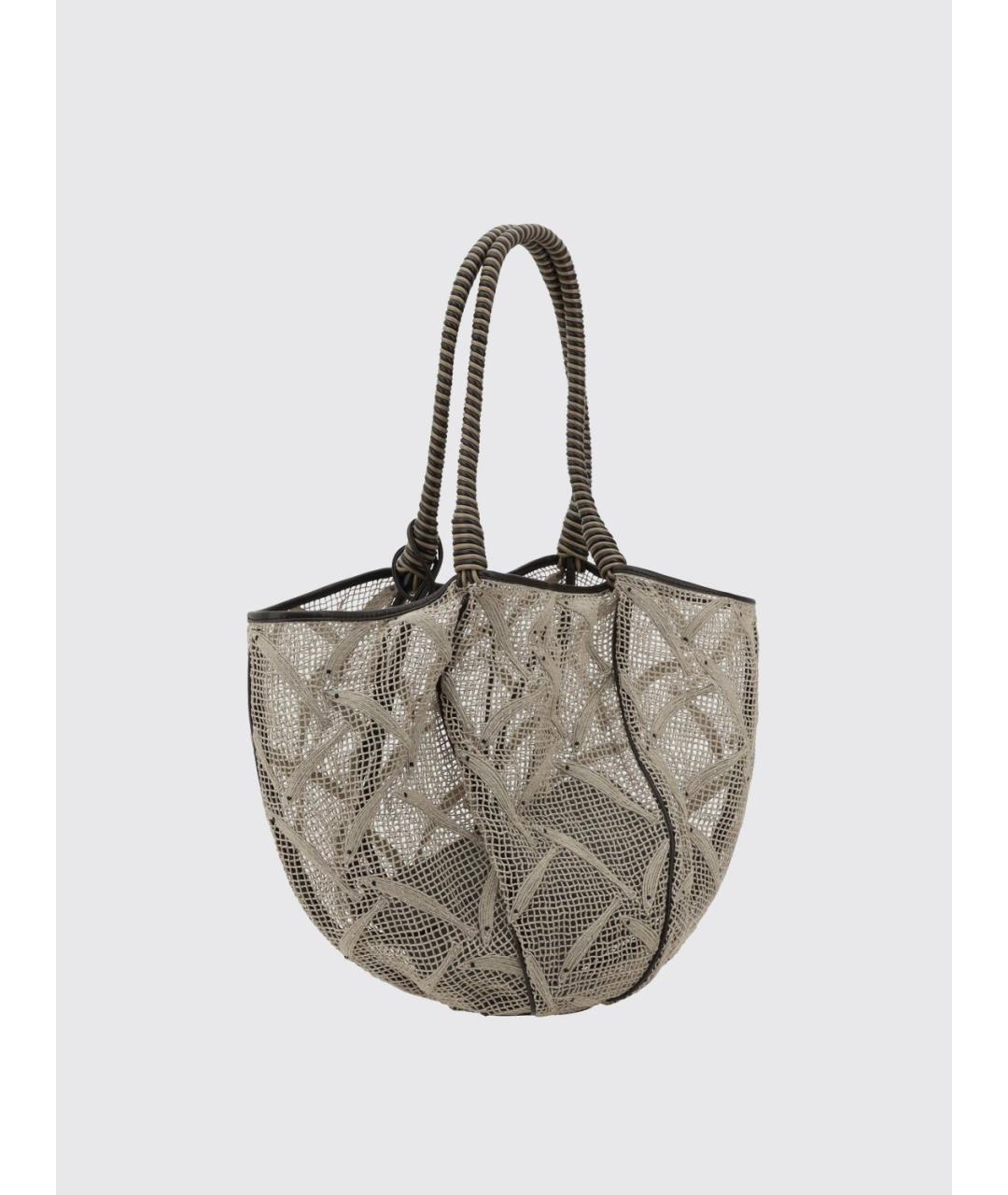BOTTEGA VENETA Бежевая сумка тоут, фото 2
