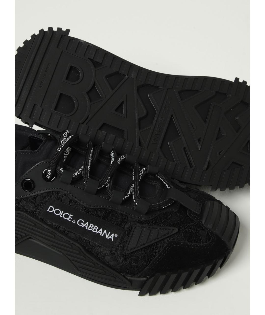 DOLCE&GABBANA Черные кроссовки, фото 4