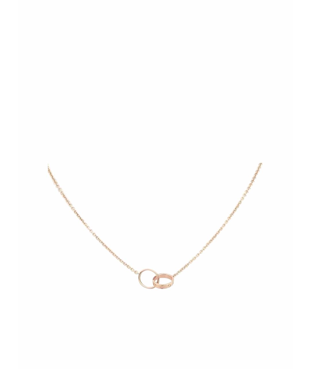 CARTIER Розовая подвеска из розового золота, фото 1