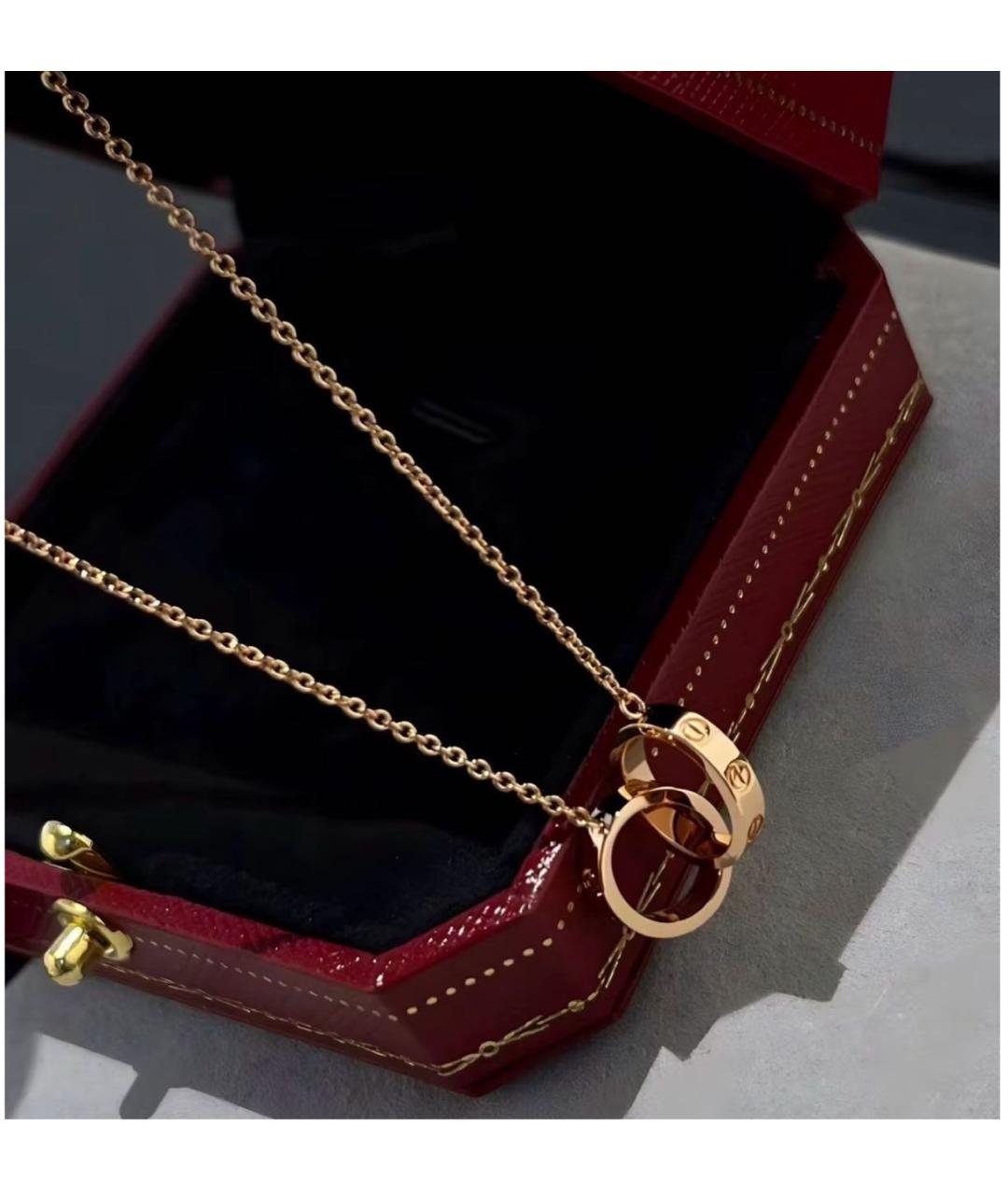 CARTIER Розовая подвеска из розового золота, фото 3