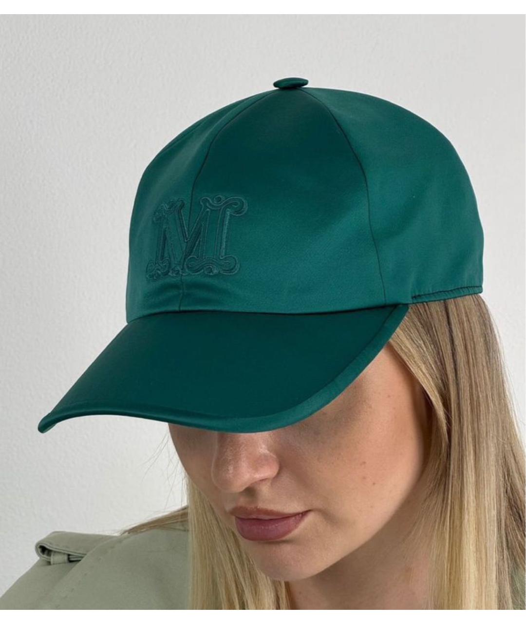 MAX MARA Зеленая кепка, фото 3