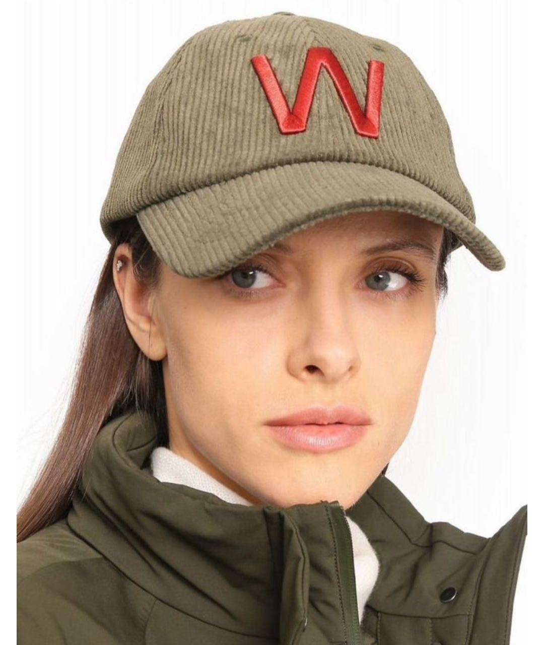 WEEKEND MAX MARA Хаки кепка, фото 5