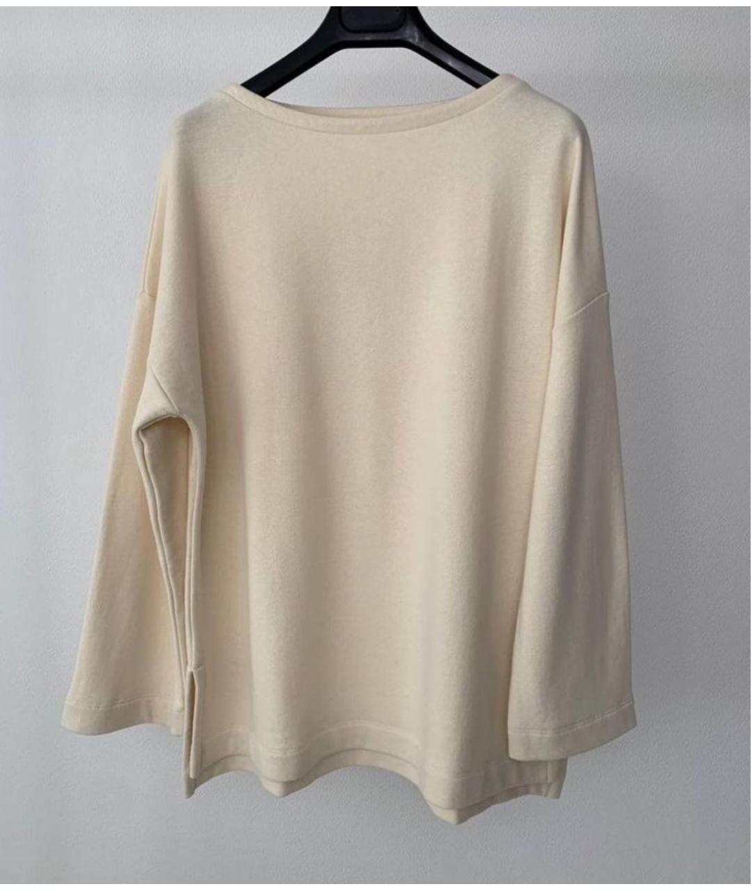 MAX MARA Бежевый льняной костюм с брюками, фото 9