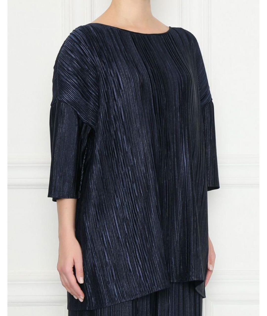 MAX MARA Синий полиэстеровый костюм с брюками, фото 6