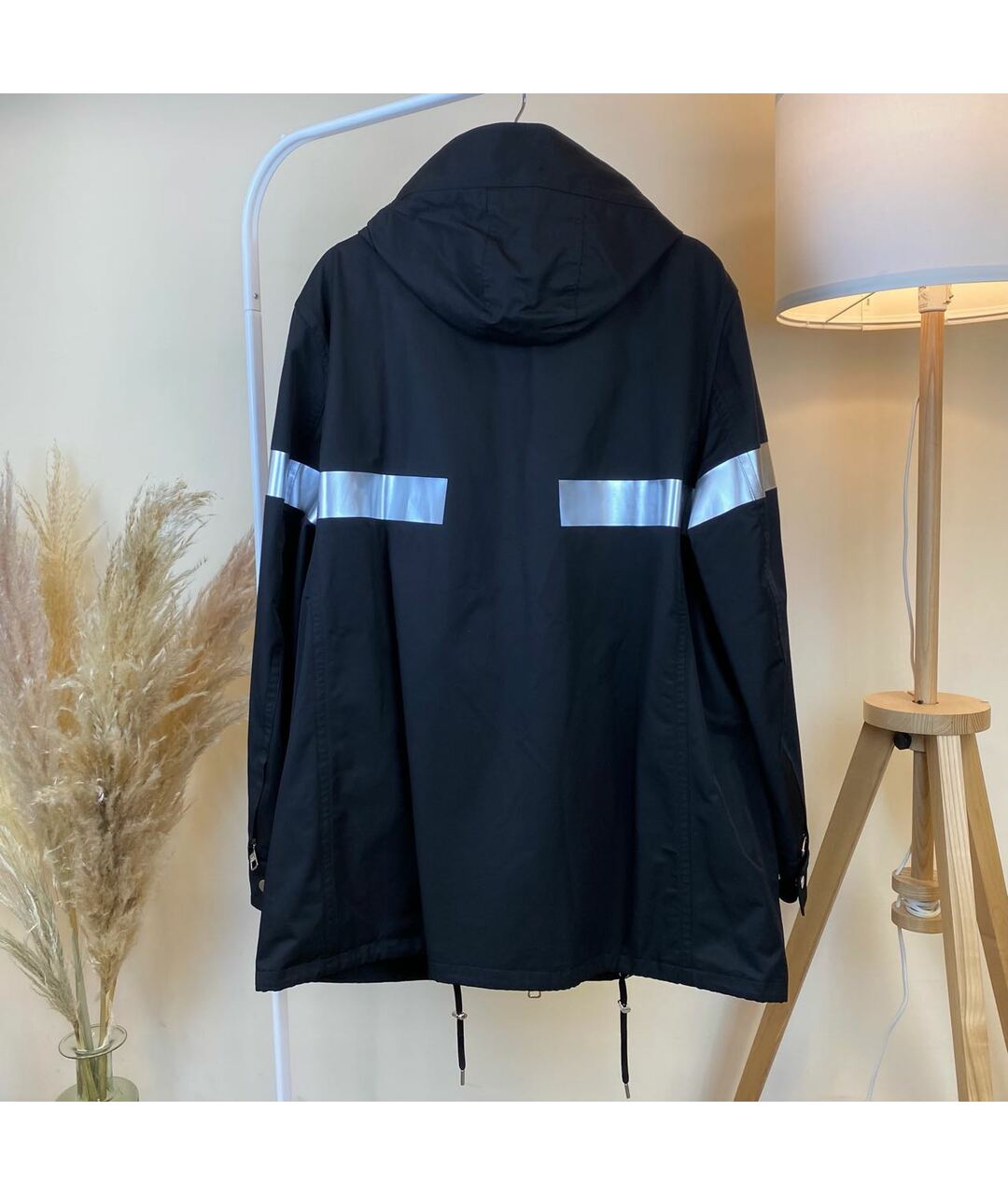 NEIL BARRETT Черная хлопко-эластановая куртка, фото 3