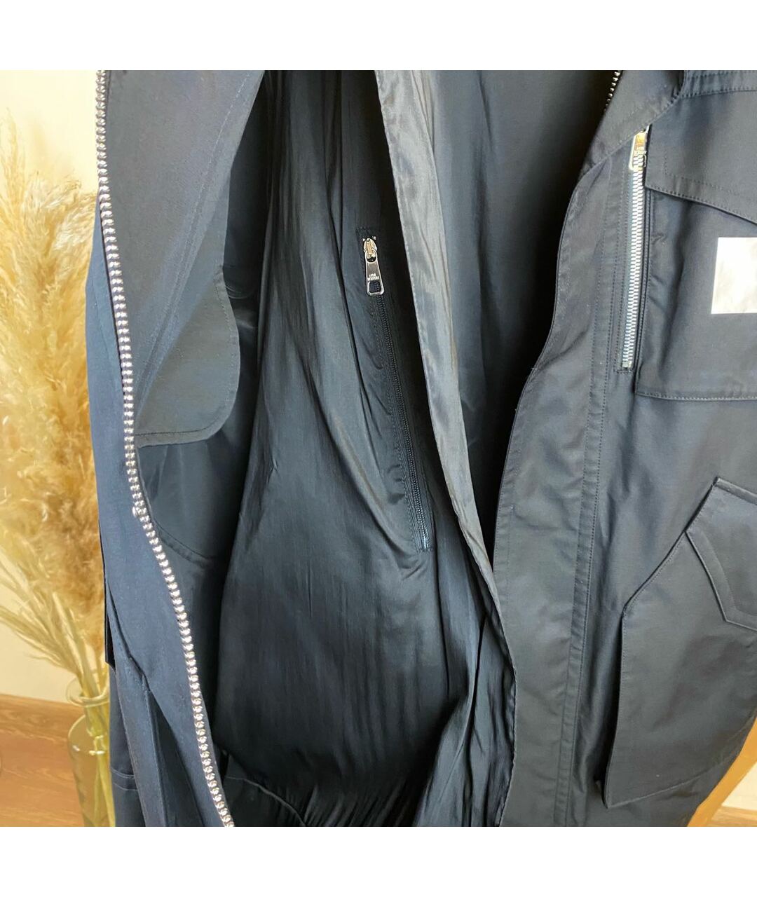 NEIL BARRETT Черная хлопко-эластановая куртка, фото 6