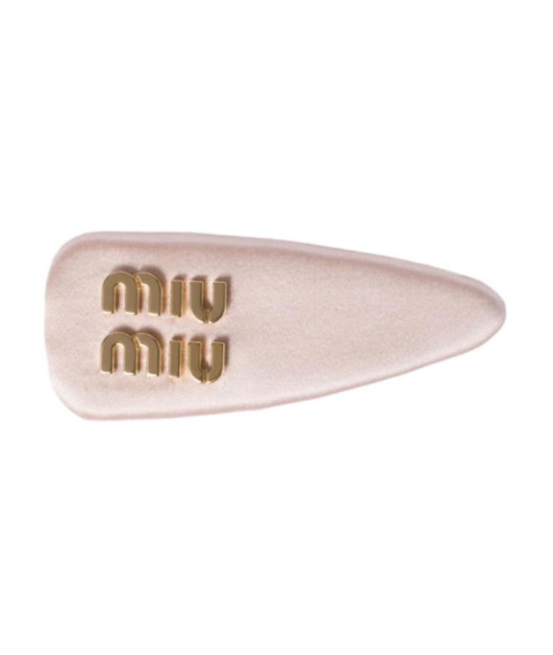 MIU MIU Розовая заколка, фото 1