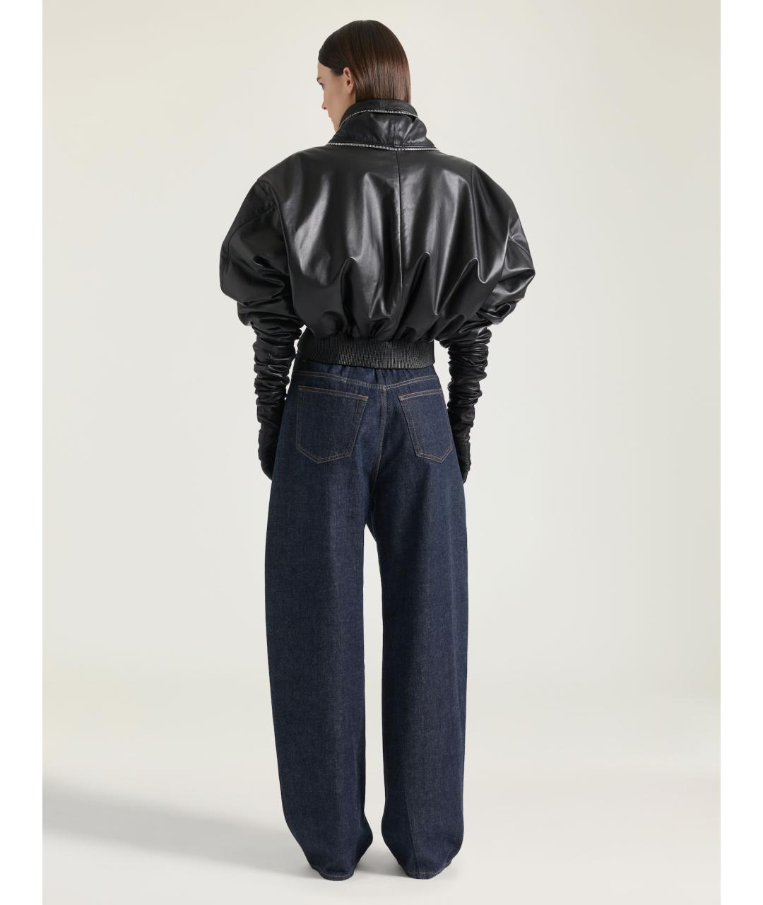 GIVENCHY Темно-синие хлопковые прямые джинсы, фото 3