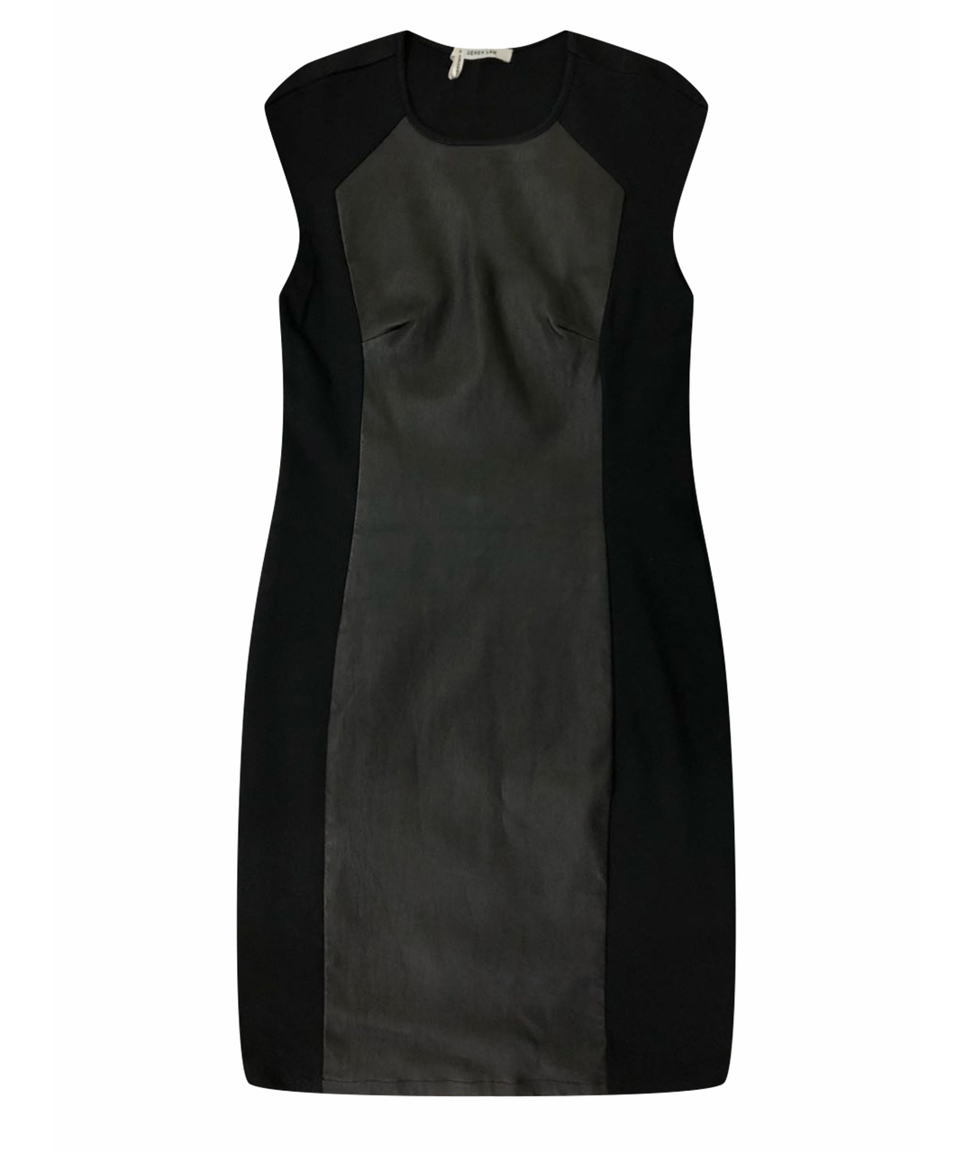 DEREK LAM 10 CROSBY Черное вискозное повседневное платье, фото 1