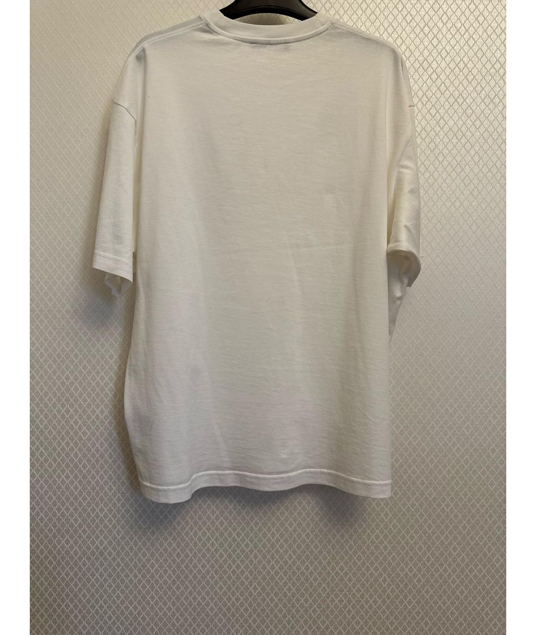 ACNE STUDIOS Белая хлопковая футболка, фото 2