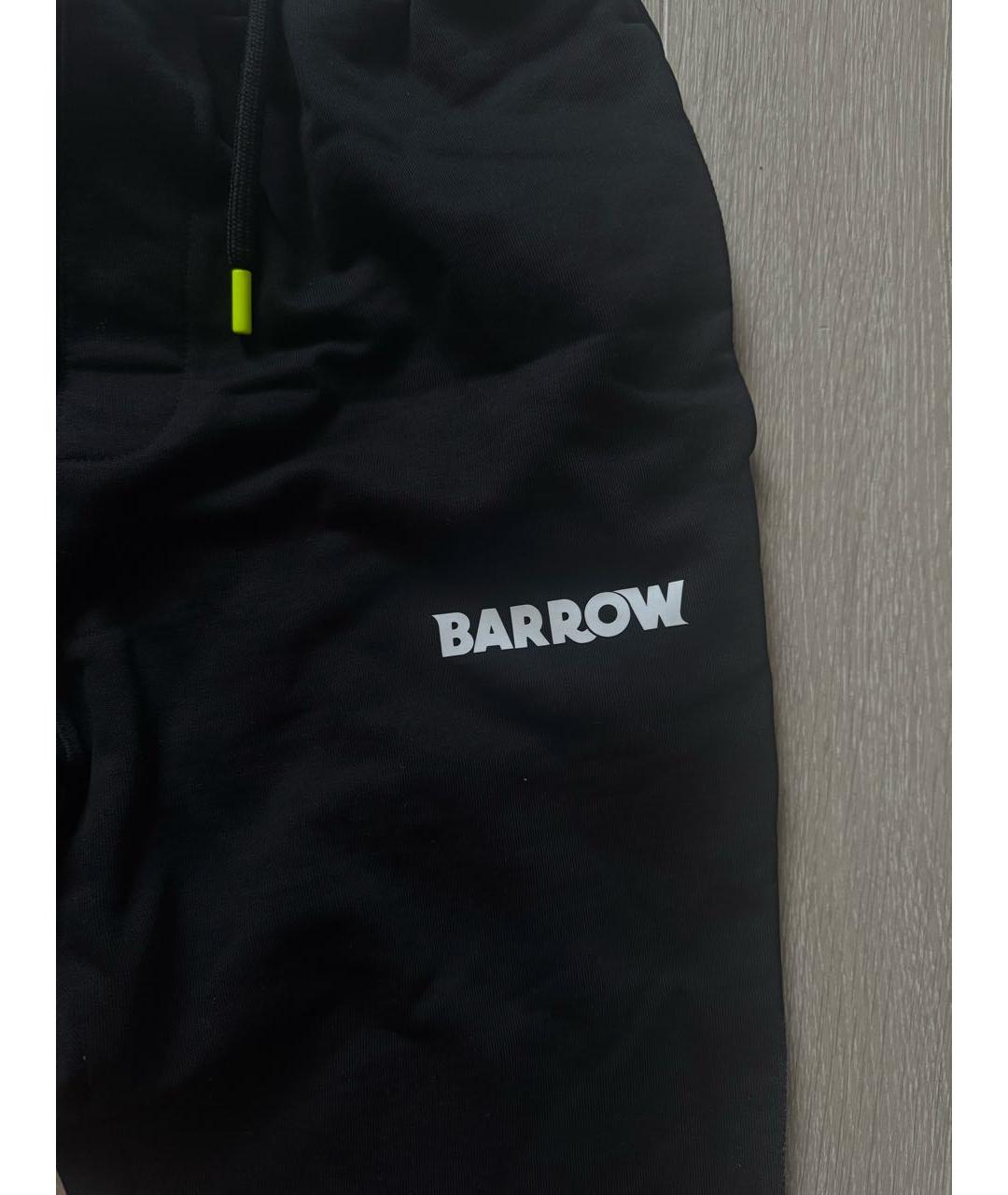 BARROW Черные хлопковые спортивные брюки и шорты, фото 4