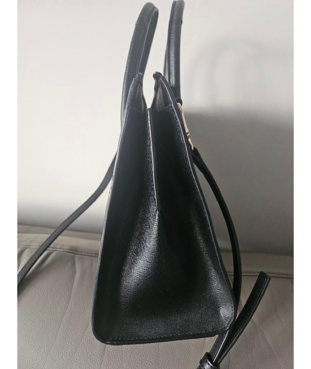 FURLA Черная сумка тоут, фото 3