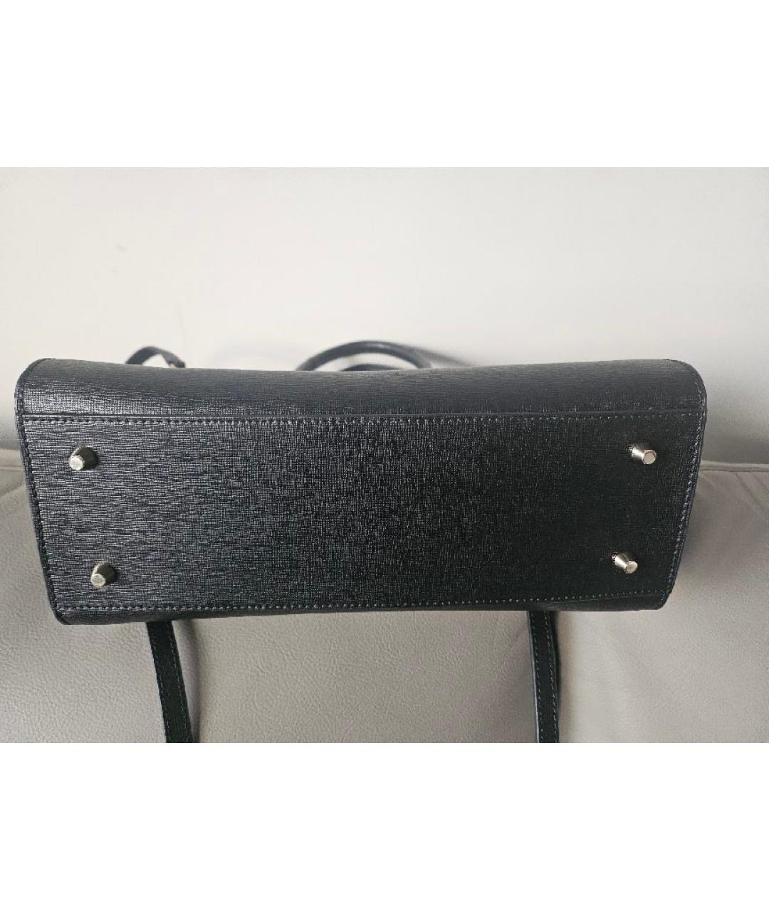 FURLA Черная сумка тоут, фото 4