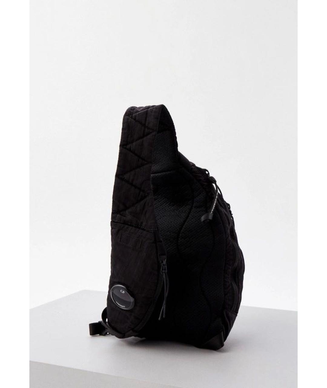 CP COMPANY Черный синтетический рюкзак, фото 6