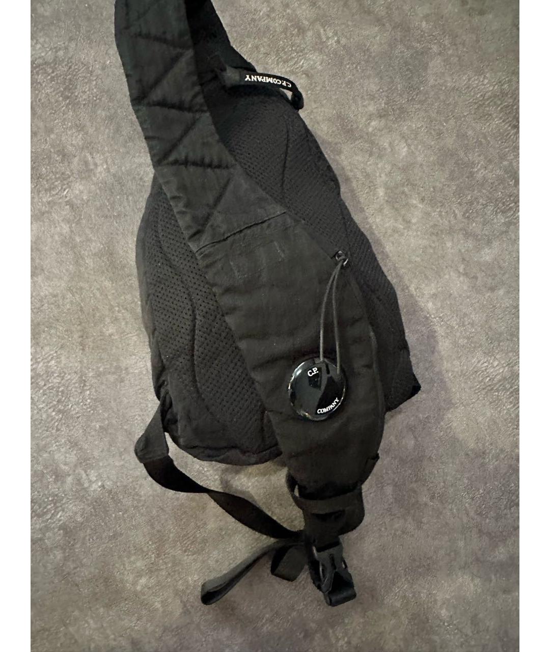 CP COMPANY Черный синтетический рюкзак, фото 3