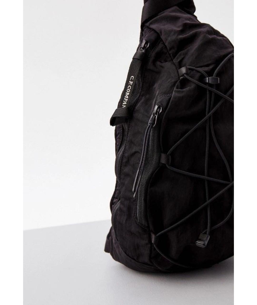 CP COMPANY Черный синтетический рюкзак, фото 7