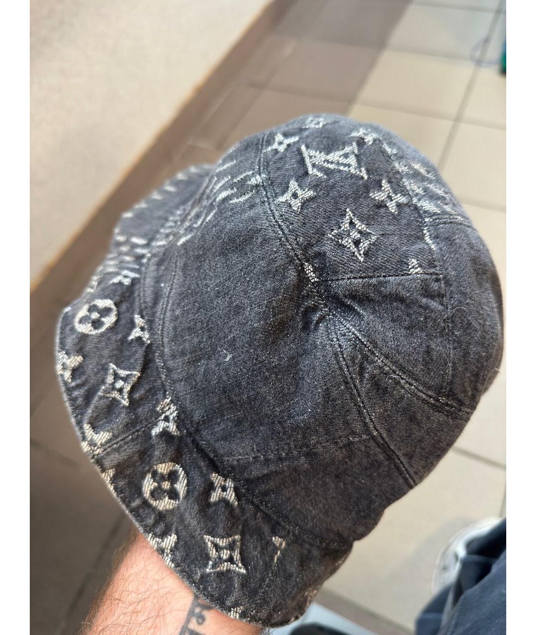 LOUIS VUITTON Серая хлопковая кепка/бейсболка, фото 2