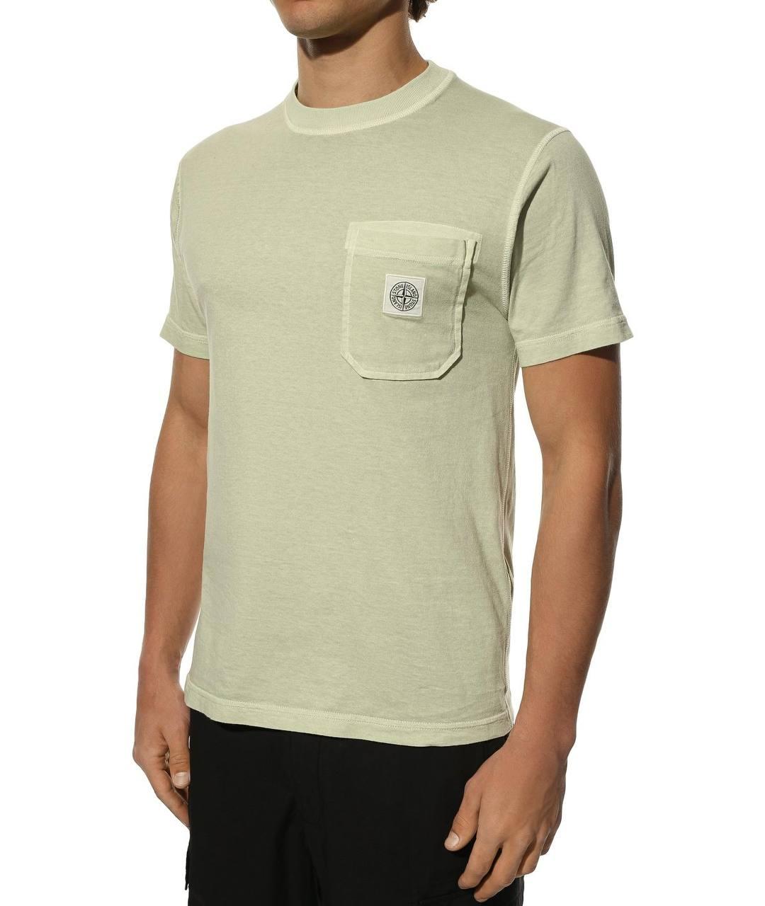 STONE ISLAND Синяя футболка, фото 6