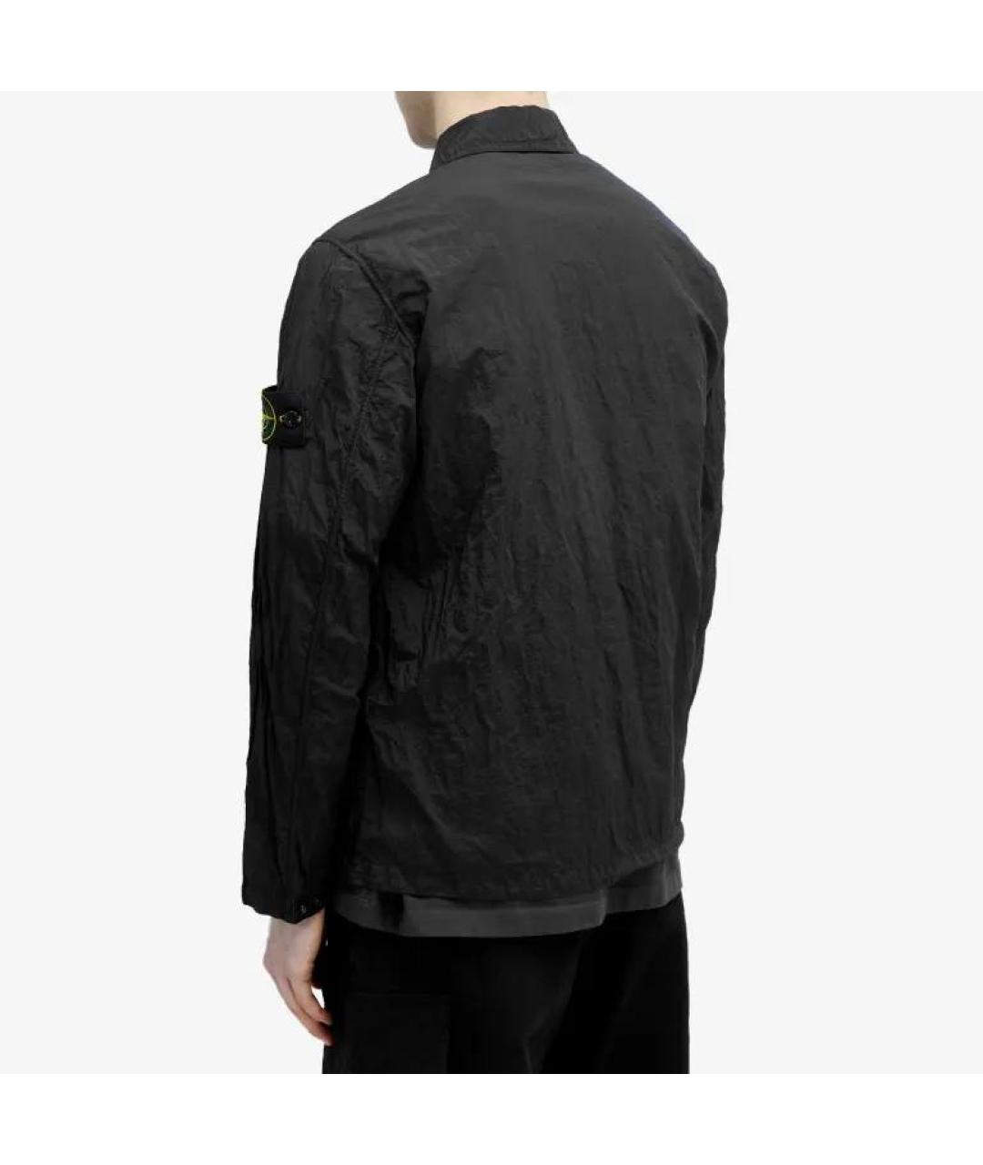 STONE ISLAND Черная куртка, фото 8