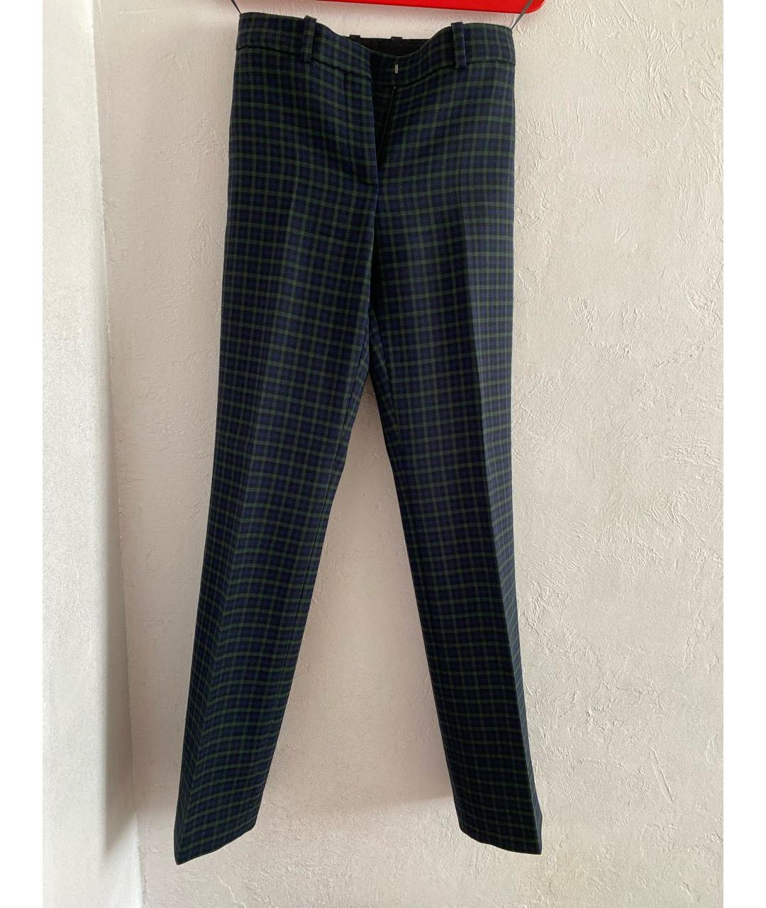 BURBERRY Зеленый шерстяной костюм с брюками, фото 4