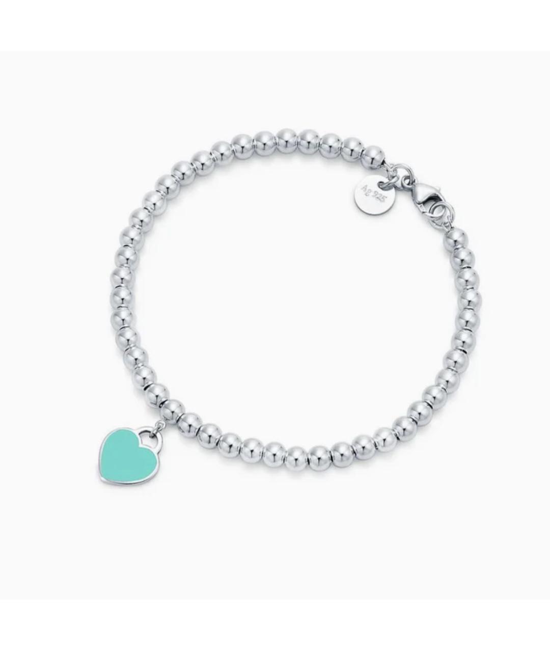 TIFFANY&CO Серебрянный серебряный браслет, фото 7